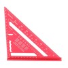 Woodworking Triangle Aluminium Alloy Electrophoresis Paint Clear Scale Carpenter's Angle