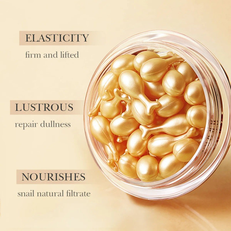 Capsules Crema Facial Caracol Hidratante Rejuvenecedora