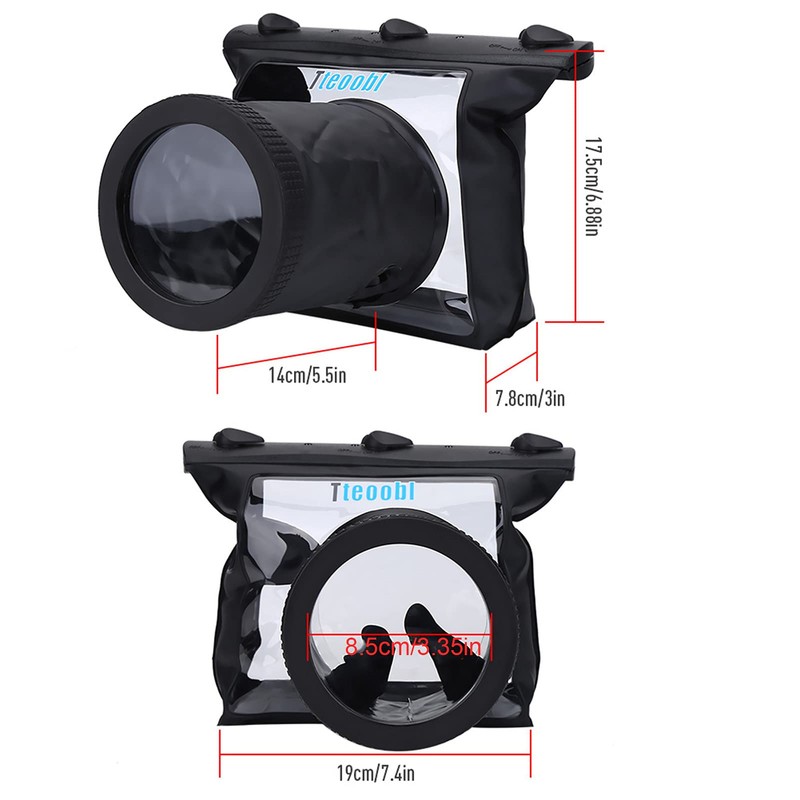 Dry Bag, Underwater Sealed Reusable Waterproof Housing Camera for Swimming