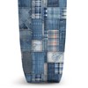 Denim Patchwork Pattern Tote Bag