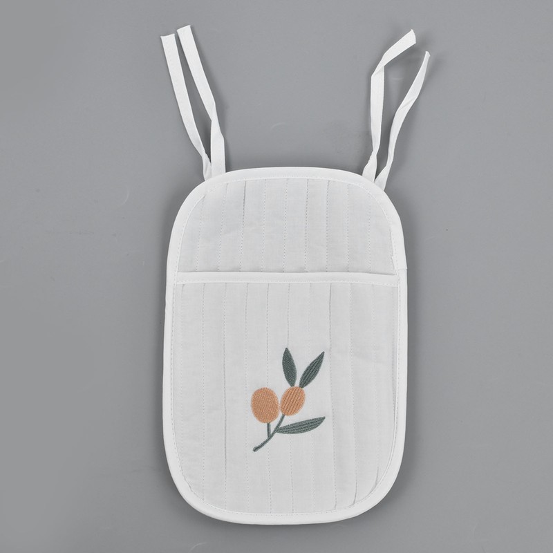 Crib Organizer Hanging Soft Comfortable Breathable Portable Storage Supplies for