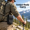 Double Phone MOLLE Pouch Nylon Belt Waist Bag for EDC