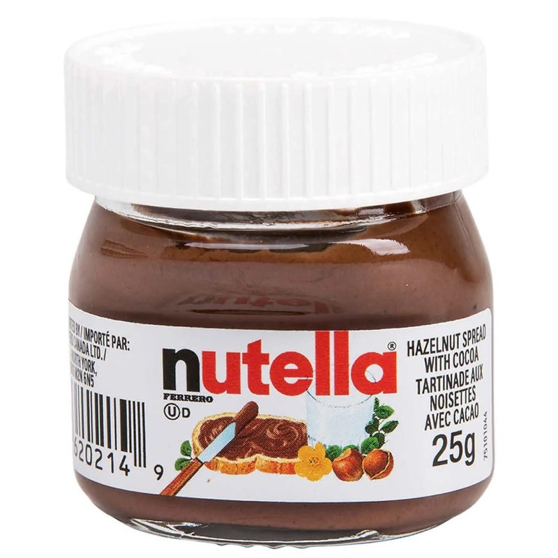 Nutella Hazelnut Spread with Cocoa Glass Jar.88 Ounce - 64