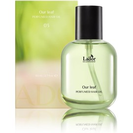LADOR Perfume Hair Oil Korean Cosmetics Non-Rinse Treatment Hair Care Damage Care Hair Essence Gloss Hair Perfume (80ml, Our Leaf)