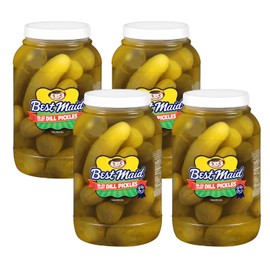 Best Maid Dill Pickles 1 Gal 18-22 Count (4 Pack)