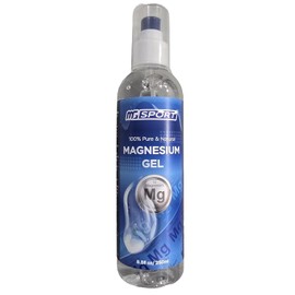 MgSport Magnesium Gel Dead Sea Magnesium - Dead Sea Magnesium Chloride for Leg Cramps, Muscle Recovery and Sleep Less Stinging with 20% More Potency Than Magnesium Oil Spray - 1,480 Pumps