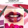 EUBUY Barra De Labios Mate Con Delineador De Labios 2