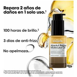 Kit Loreal Absolut Repair Mol Pre Trat Leave Serum Oil 30ml                                                                                           