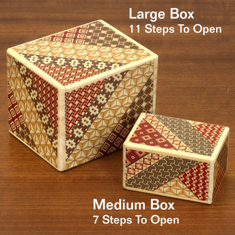 Bits and Pieces - Detailed Mosaic Secret Box - Size