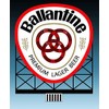 88-0501 Large Ballantine Beer Animated Lighted Sign by Miller Signs