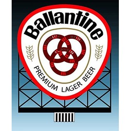 88-0501 Large Ballantine Beer Animated Lighted Sign by Miller Signs