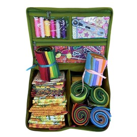 All Purpose Storage Organizer Bag - Quilting, Sewing,Knitting, Portable, Multifunctional - Green