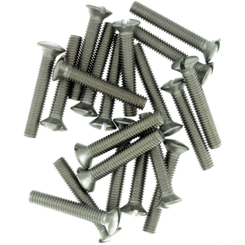 M2 (2mm x 30mm) Slot Raised Countersunk Machine Screw (Bolt)