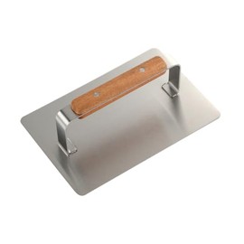 Stainless Steel Trash Compactor for Household Kitchen Trash Can, with Wooden Handle
