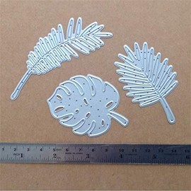Tropical Leaves Cutting Dies,DIY Scrapbooking Artist Metal Cutting Dies Stencils Scrapbooking Craft Die Cuts Card Making Paper Art DIY Emboss 97x93mm