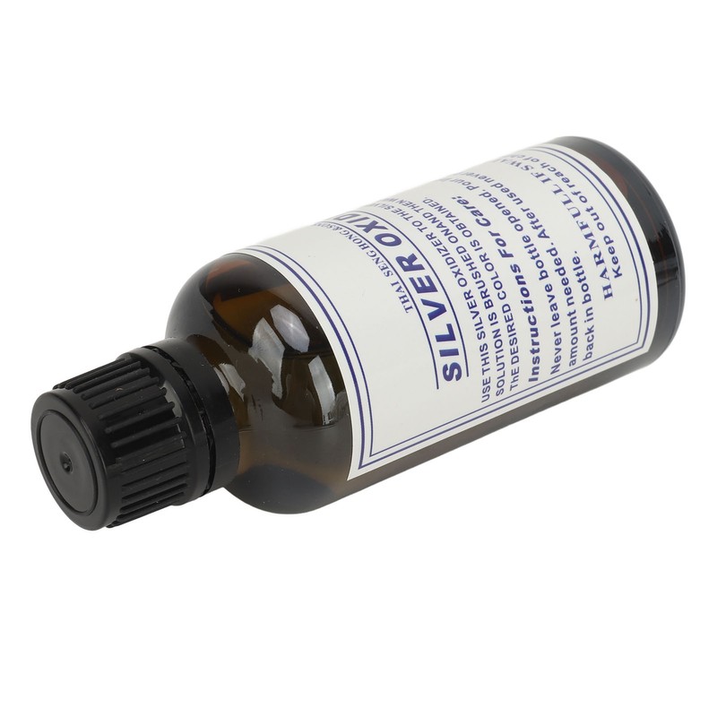 Silver Oxidizer Solution Jewelry Making Black Fast Acting Vintage Effect