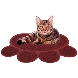 Jumbl Cat Litter Mat Catcher - Smartgrip Paw-Shaped Grass-Like Material Traps Catches Litter - 1 Year Warranty - 24 x 18