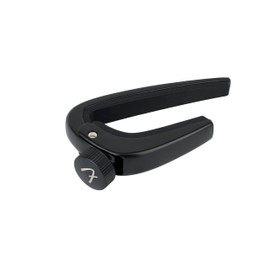 Fender Player Guitar Capo for Acoustic and Electric Guitars, Adjustable Tension, Black