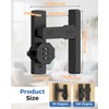BiceNoning 90/180 Degree Barn Door Lock, Flip Combination Latch Lock,