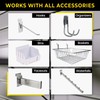 DLDIRECT Slatwall Panel Garage Wall Organizer: Heavy Duty Mounted PVC