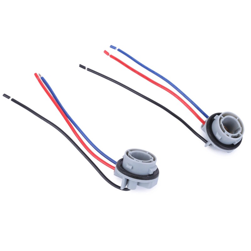 Unbranded 2PCS 1157 2357 LED Pig Tail Plug Stop Brake