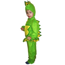 Ikumaal Dragon Costume, F01 Size: 18 months - 8 years, for baby, small child, child, fancy dress and carnival. , 116/122