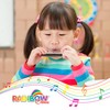 Rainbow Colours Harmonica for Kids - 4 Hole Sticker Kids