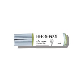 Herb & Root A La Mode Perfume Oil | Notes of Pistachio, Vanilla, Sea Salt, Caramel | Gourmand Fragrance| Vegan, Phthalate Free, Cruelty Free, Long-Lasting