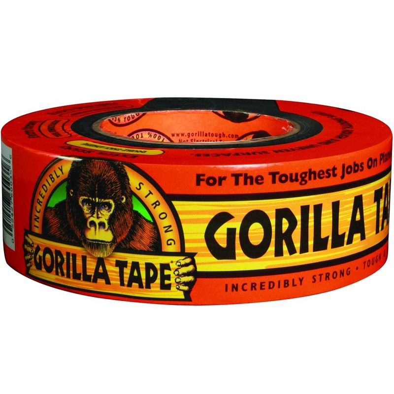 GORILLA 2" x 35 yds Duct Tape, Black - Heavy