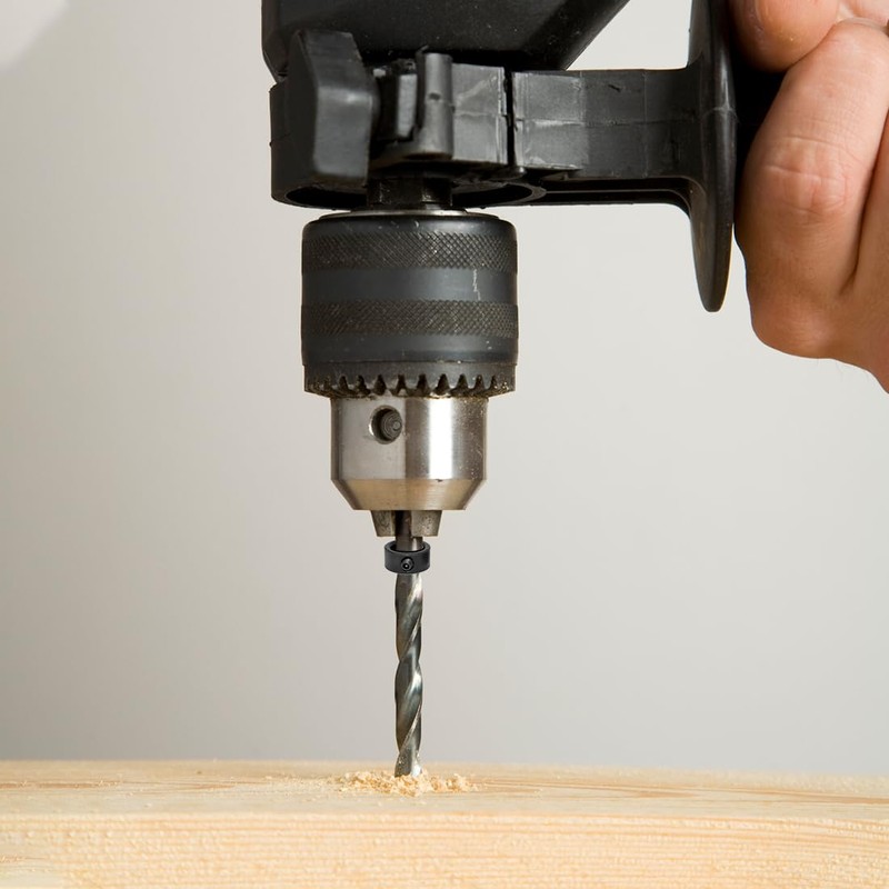 LICQIC Drill Stop Position Limiting Ring, 3-12 mm Drill Depth