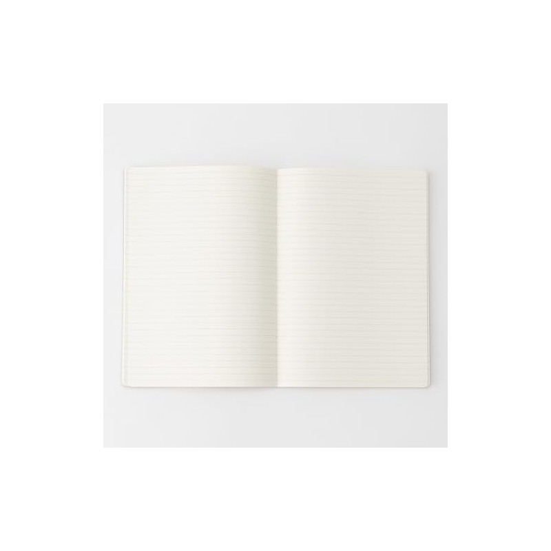 Muji NAA42A8S Premium Paper Flat Notebook Black A5 Horizontal Ruled