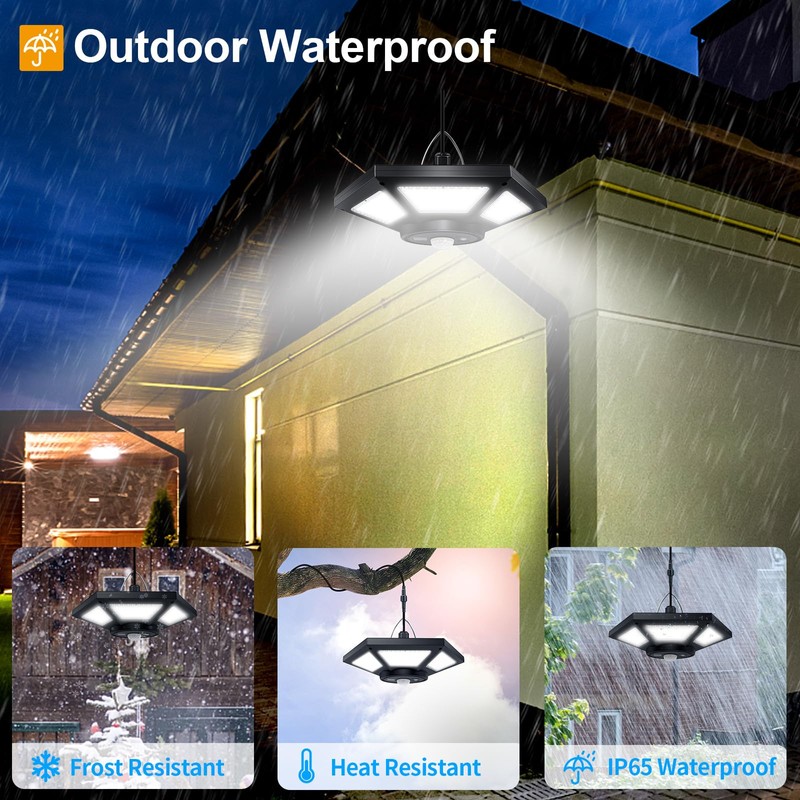 AEQ Solar Shed Light Indoor Outdoor Work in Daytime with