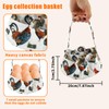 DNAMYJME Egg Collecting Apron and Basket for Gathering Fresh Eggs,12