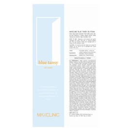 MAXCLINIC Blue Tansy 2 in 1 Oil and Foam 110g 3.88oz Hydrating Facial Deep Cleanse Wash Makeup Remover