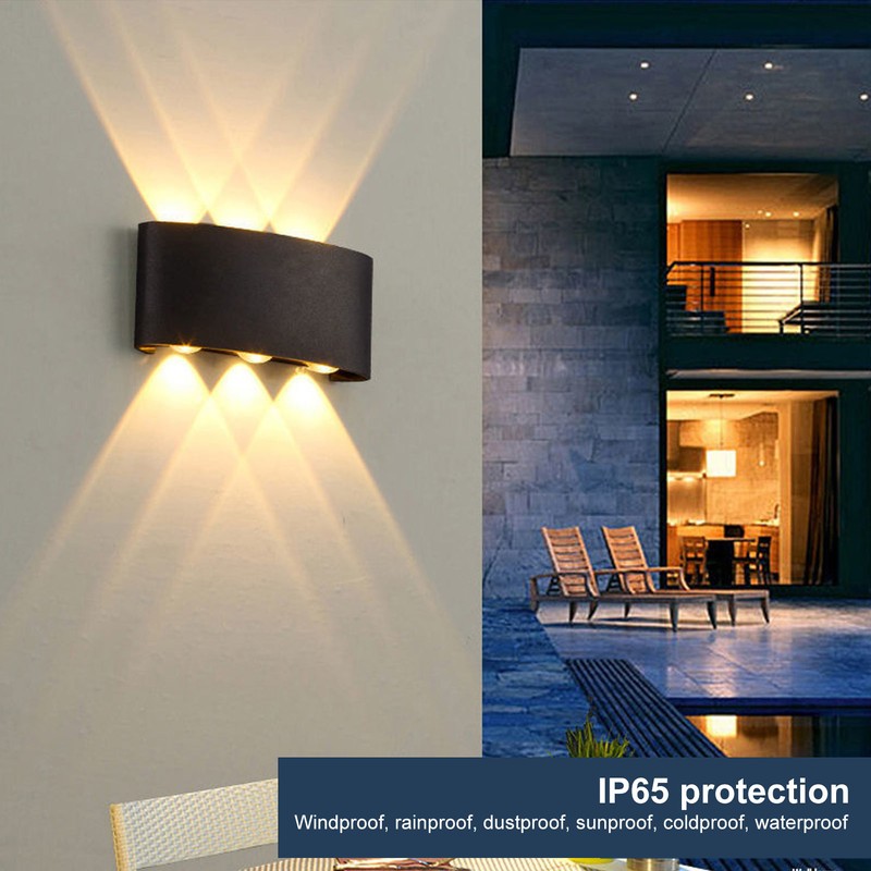 Indoor LED Wall Light Waterproof 3000K Warm White Light Wall