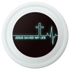 GRAPHICS & MORE Jesus Saved My Life EKG Heart Rate