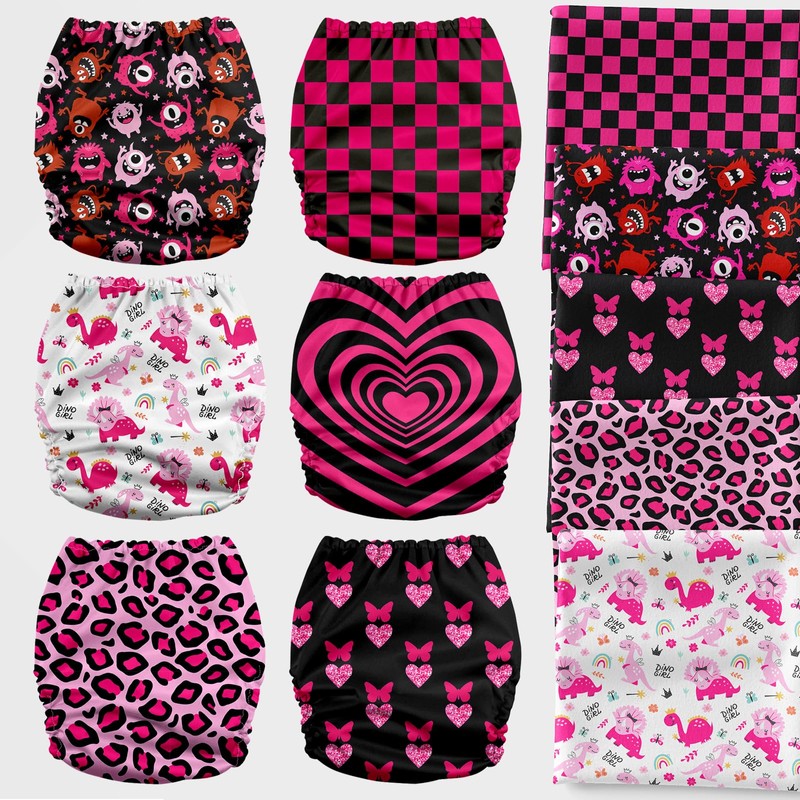 Mama Koala 3.0 Cloth Diapers for Babies with AWJ Lining,