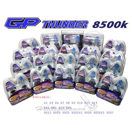 GP Xtreme H1 8500k Xenon Plasma-White Quartz Glass Bulbs 100W (Ion coating) for Fog Light -High Beam - Low Beam GP85K-H1