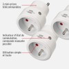 Brennenstuhl Comfort-Line 1507071 Radio Sockets Programmable Set of 3 with