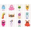 48 x Mini Alien Monster Temporary Tattoos
