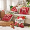 Ussap Spring Summer Strawberry Decorative Throw Pillow Covers 18 x