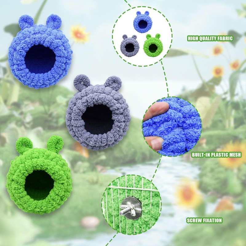 Bird Nest, Winter Warm Bird Nest House Parrot Bed Snuggle