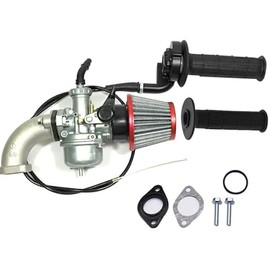 munirater Carburetor & Intake Manifold, Air Filter & Handle Grip Repalcement for XR70R 1998-2003