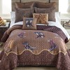 BLACK FOREST DECOR Boots & Spurs Quilt Bed Set -