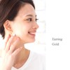 Nico-chan Earrings (e0006), Silver, Quartz