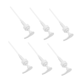 Minkissy 6pcs Lotion Nozzles for Shampoo and Soap Dispenser Reusable High-Class Pump Heads for Easy Use for Shower Gel and Hand Soap Convenient Design for Home and Travel