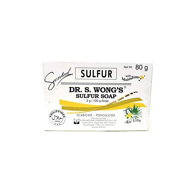 Dr. S. Wong Sulfur Soap (3 Pack, Total of 240