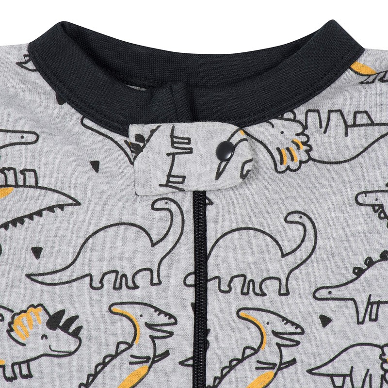 Gerber - Paquete de 2 Pijamas con pies para bebé,