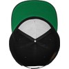 Flexfit Unisex Kasket klassisk 5 panel snapback M tze, Schwarz,