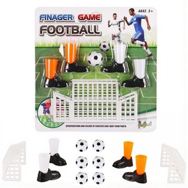 Mini fussball, Tischfussball, Finger Fußball Accessoire Ideales Party Finger Fußball Accessoire Soccer Set Tischkicker Tischfußball Interaktives Tischfußballspiel, mit 6 Mini-Fußbällen